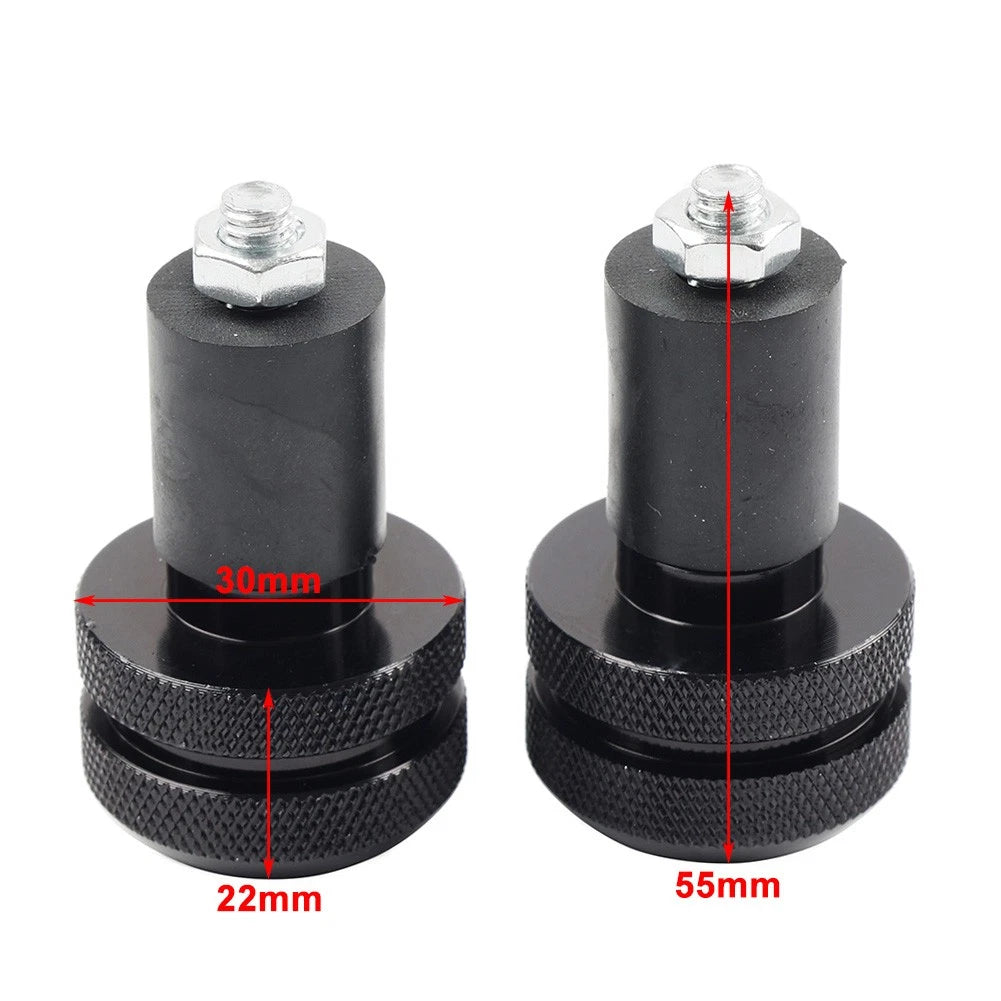 Universal 7/8 Motorcycle Handlebar Grips Bar End Cap Plug Slider