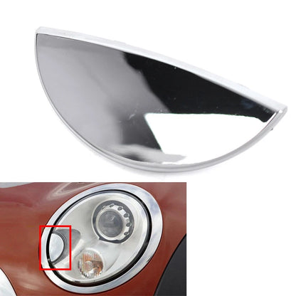 1x Left Chrome Headlight Washer Nozzle Cover For BMW Mini Cooper R50 R52R53