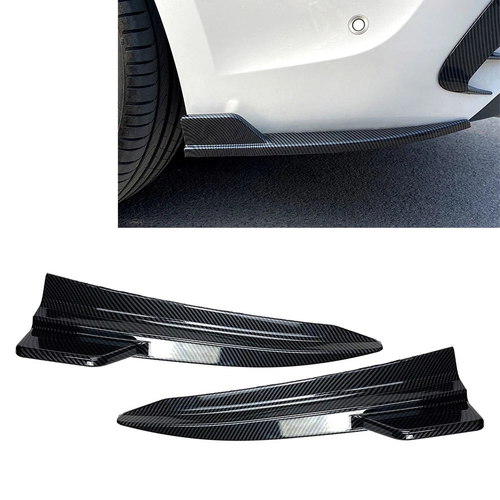 Rear Bumper Side Corner Aprons Extension For BMW 3-Series G20 G21 M-Sport 19-21