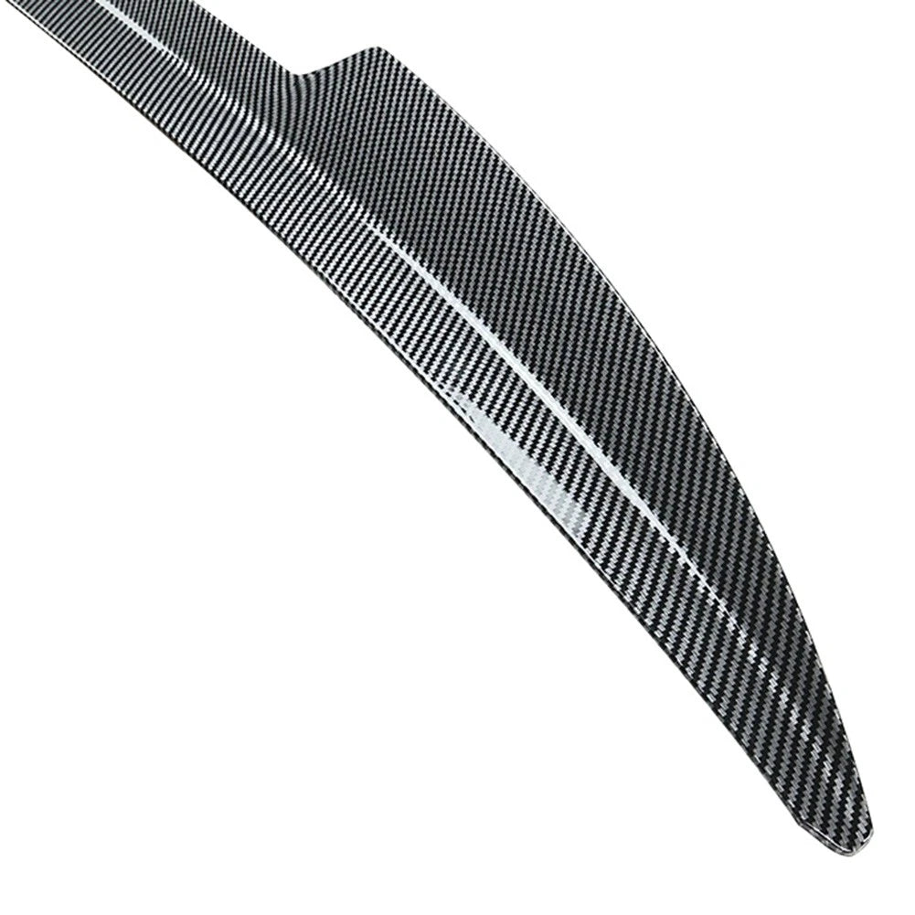 Carbon Fiber Look Rear Roof Trunk Spoiler Lip For Ford Focus MK3 MK3.5 2011-2017