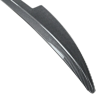 Carbon Fiber Look Rear Roof Trunk Spoiler Lip For Ford Focus MK3 MK3.5 2011-2017