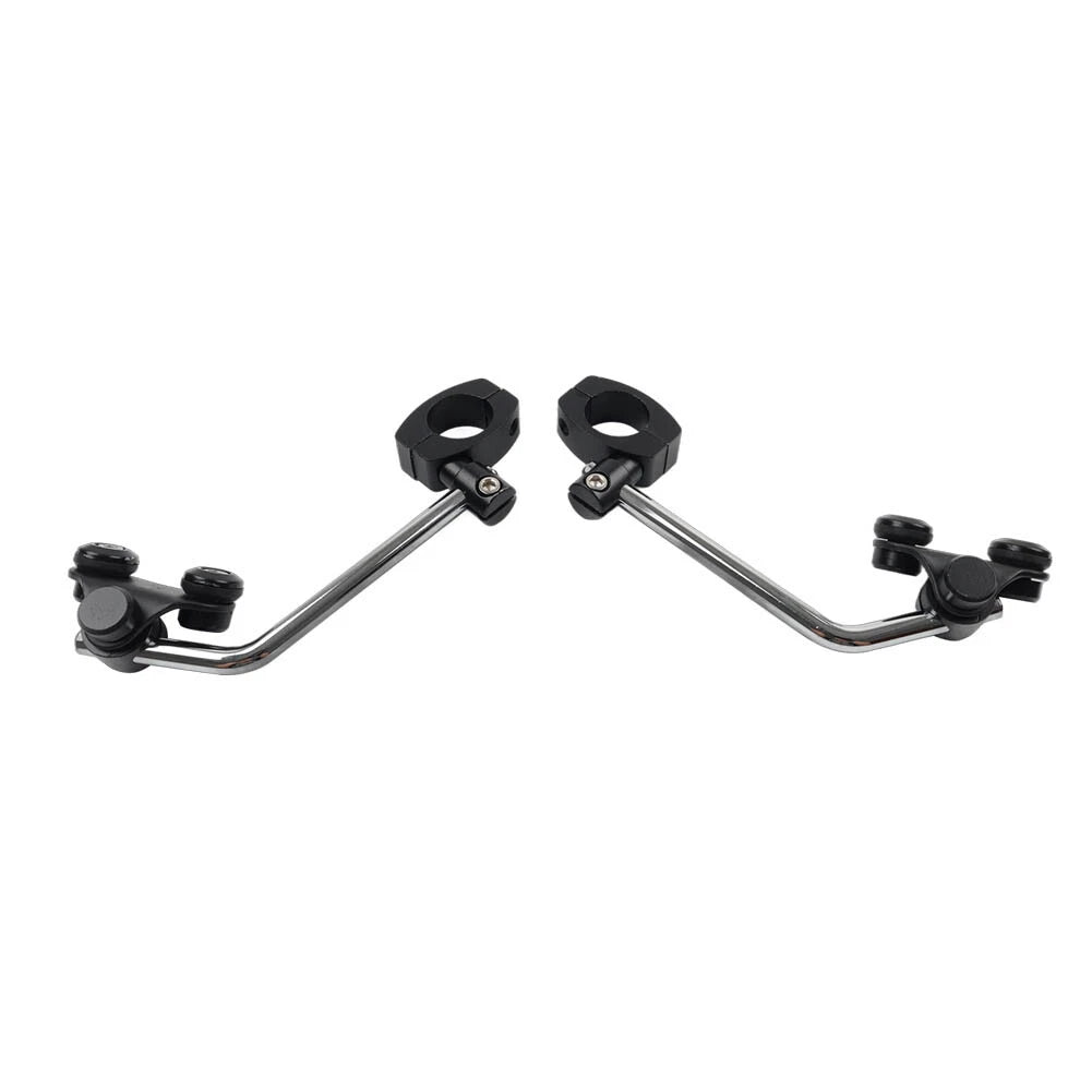 1 Set Universal Motorcycle Windshield Mounting Hardware Kit Metal For 25MM Bars