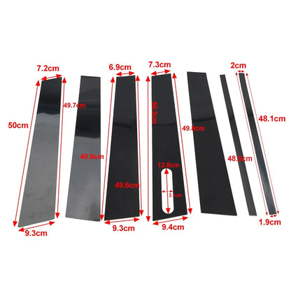 1 Set Pillar Posts Set Door Window Cover Trim Kit For Ford Explorer Sport Trac