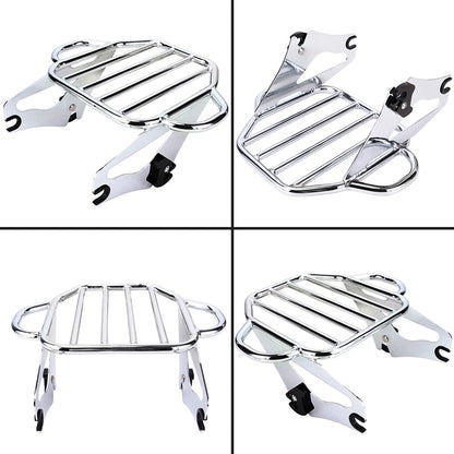 Detachable Two-Up Luggage Rack For Harley Touring Road King Street Glide 09-22