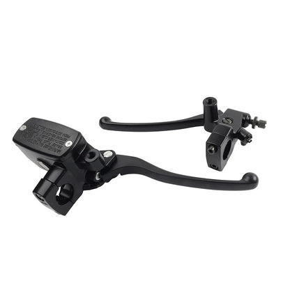 1'' 25mm Left Clutch Lever Right Hydraulic Brake Master Cylinder Lever Black
