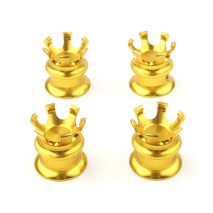 4 Pcs Head Bolt Topper Cover Cap Engine Cover Trim for Sportster XL883 1200 Gold