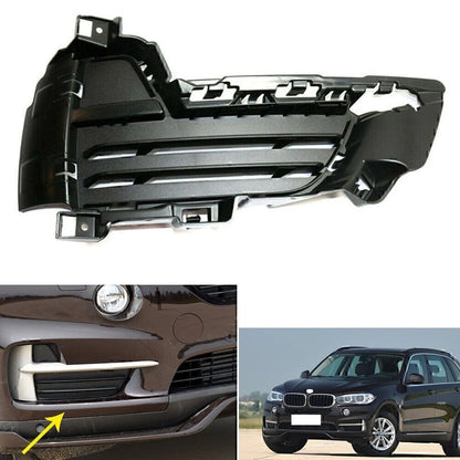 Bumper Grille For BMW X5 RH Textured Closed Grid Right 2014-2017 2015 2016