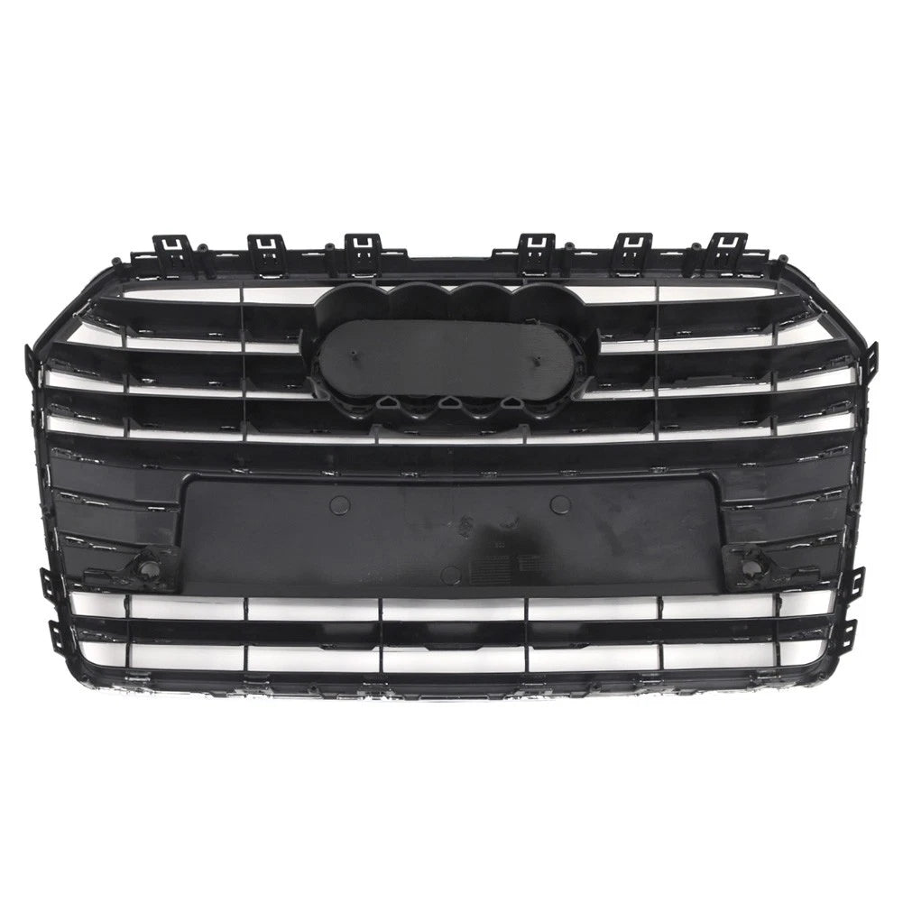 1 Piece Front Bumper Grille Radiator Grill Chrome For Audi A6 S6 C7 2016-2018