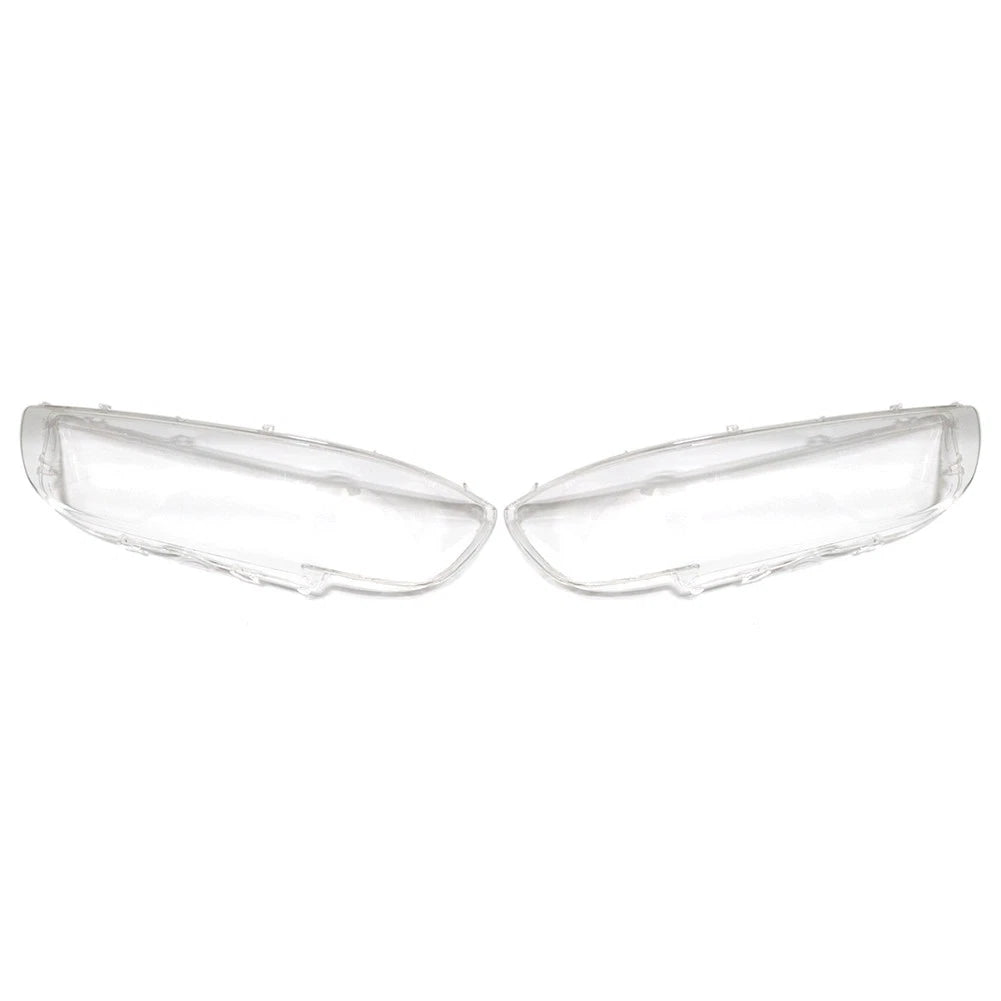 Front Headlight Lens Shell Cover Replacement Fit BMW 5 Series E39 2001-2003 PAIR