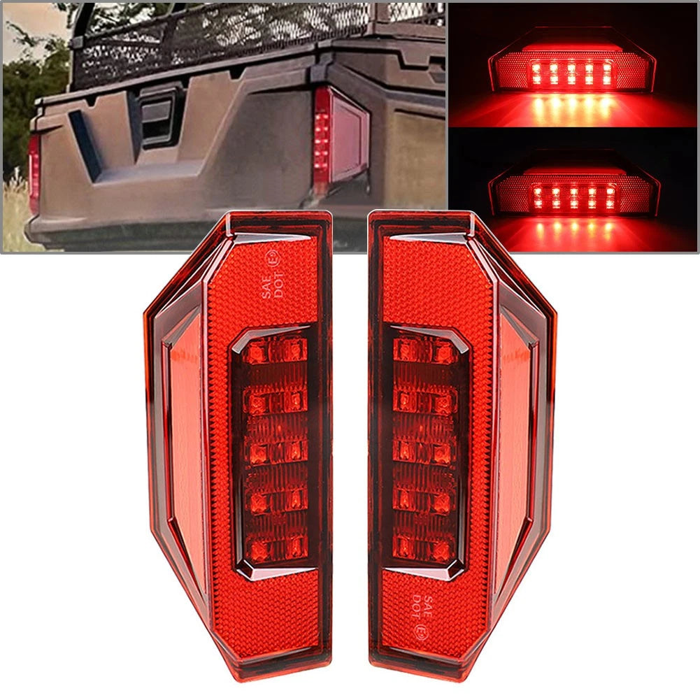 Pair Rear Tail Light Lamp For Polaris Ranger 570 15-19 Ranger 900 XP 18 15-17