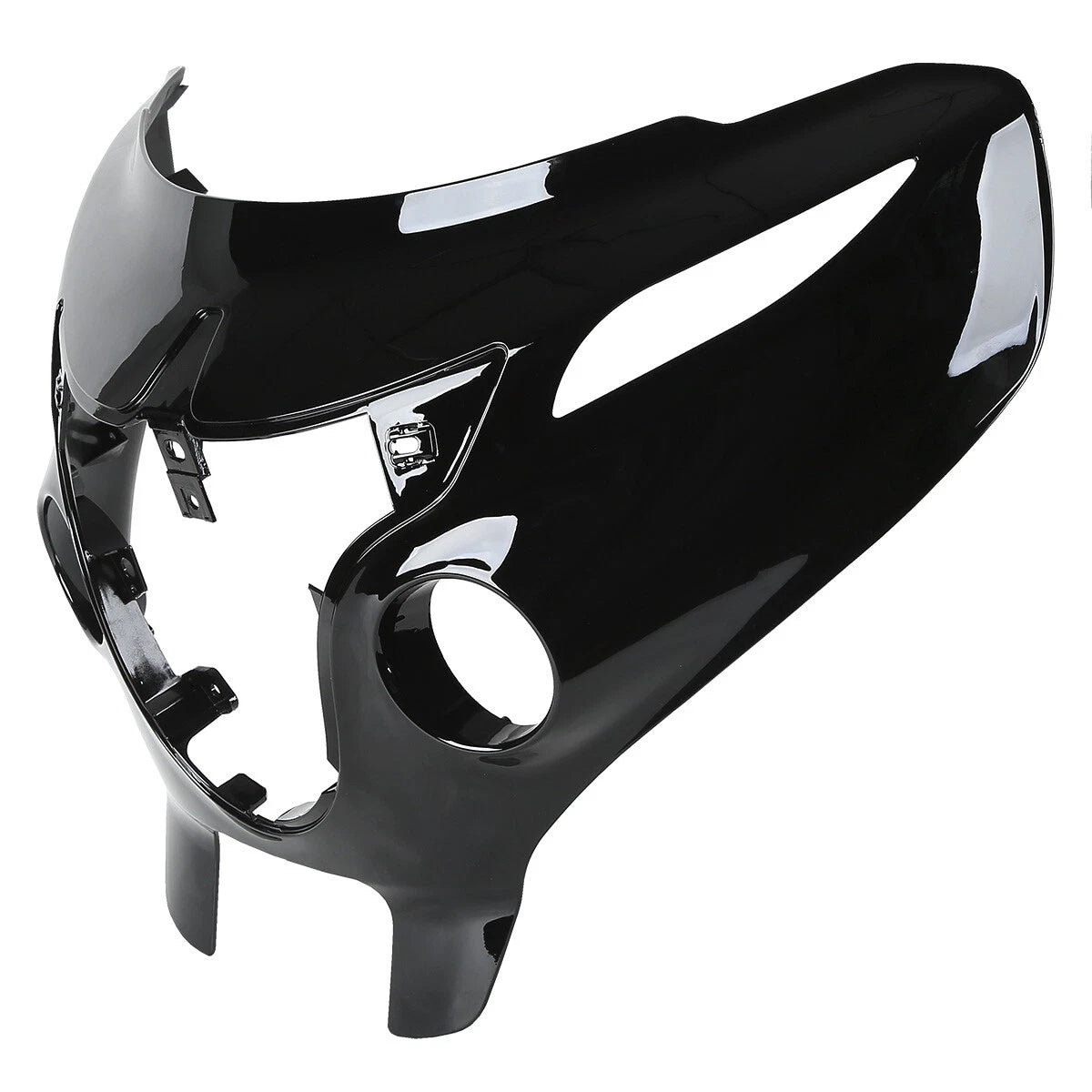 Front Outer Fairing &Headlight Bezel For Indian Chieftain Dark Horse 16-18 Black