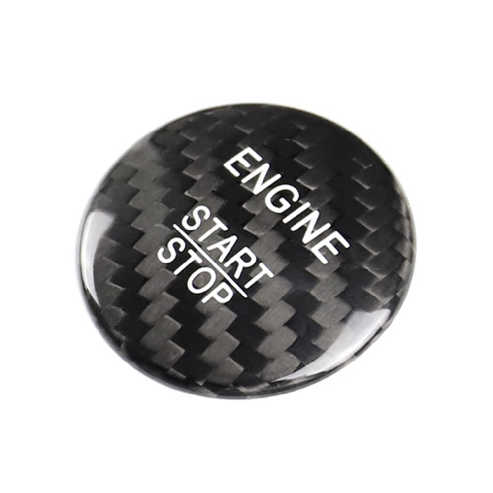 Carbon Fiber Engine Start Stop Button Cover For Mercedes A B C E GLE GLC CLA US