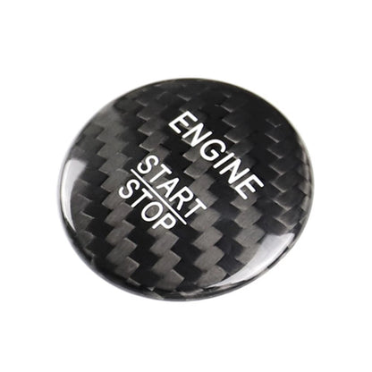 Carbon Fiber Engine Start Stop Button Cover For Mercedes A B C E GLE GLC CLA US