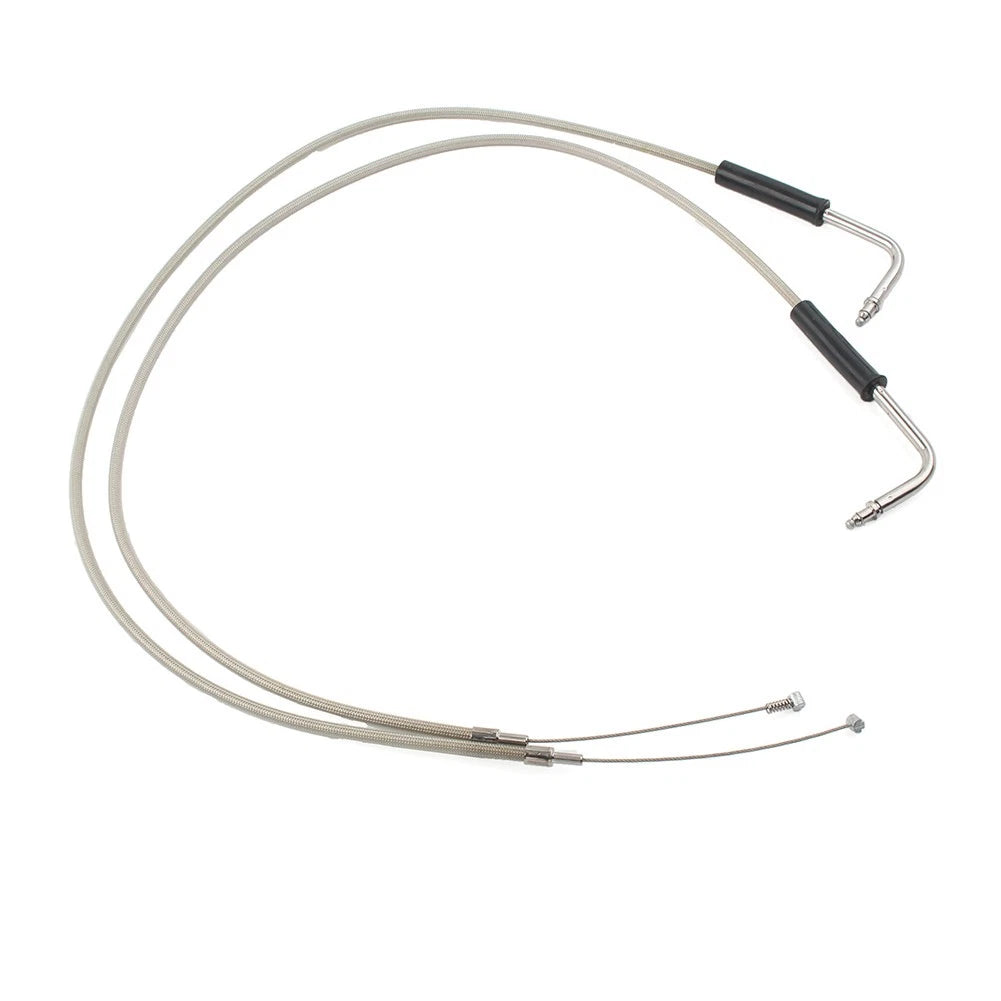 Stainless Steel Throttle Cable For Harley Sportster XL1200 883 Dyna Road King US