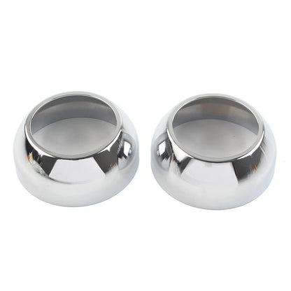 US  Chrome Front Fork Boot Cap Covers 39mm For Harley Sportster Dyna FXR FXD us