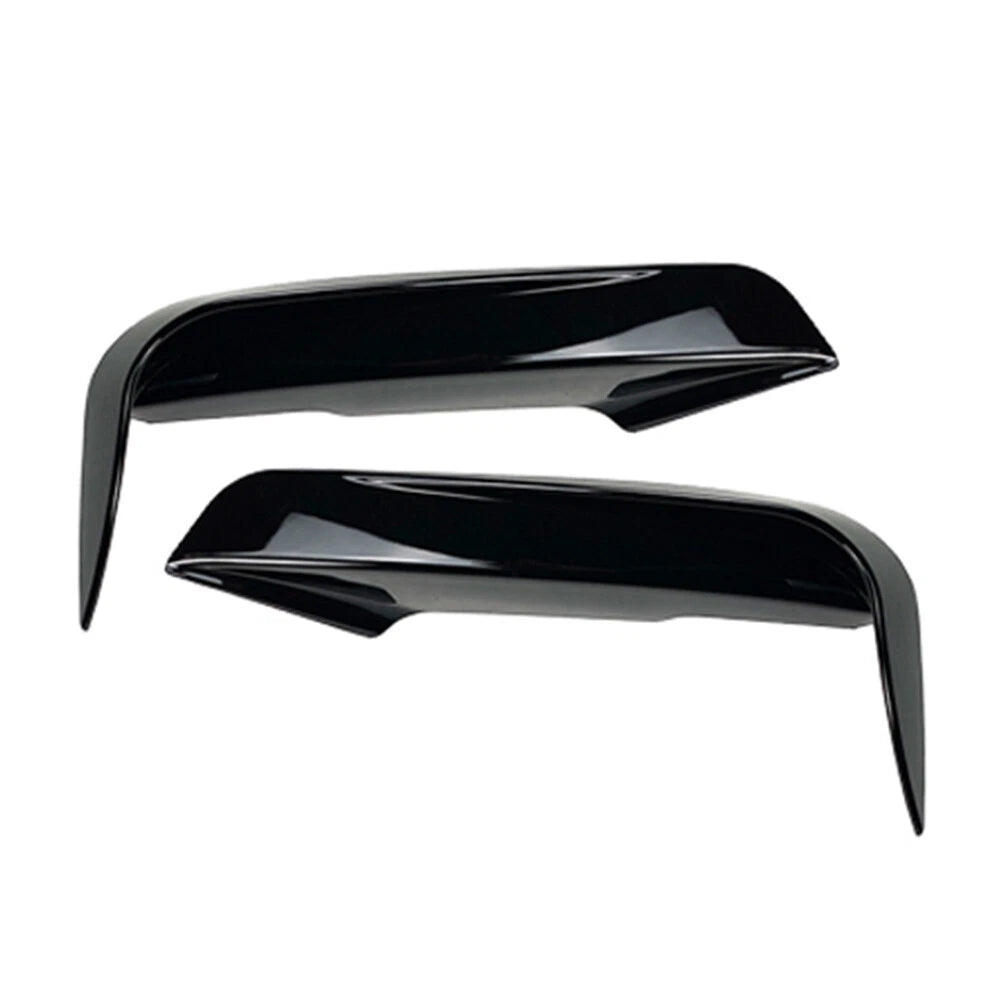 For BMW 3-Series F30 F31 12-18 Front Bumper Fangs Trim Air Vent Lid Cover Black