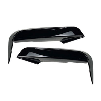 For BMW 3-Series F30 F31 12-18 Front Bumper Fangs Trim Air Vent Lid Cover Black