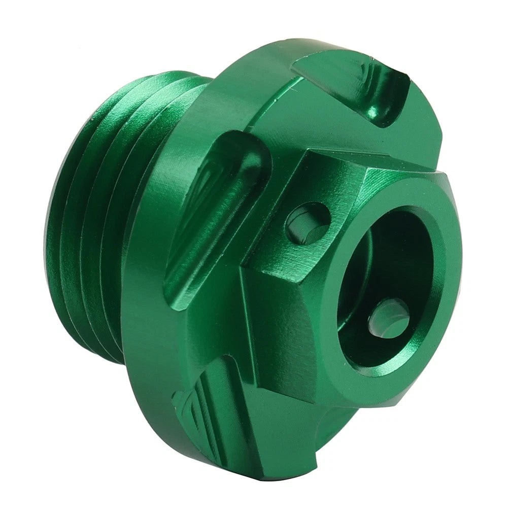 Green Engine Oil Fill Plug Screw Cap for Kawasaki KX250 KX250F KLX450R KX450F