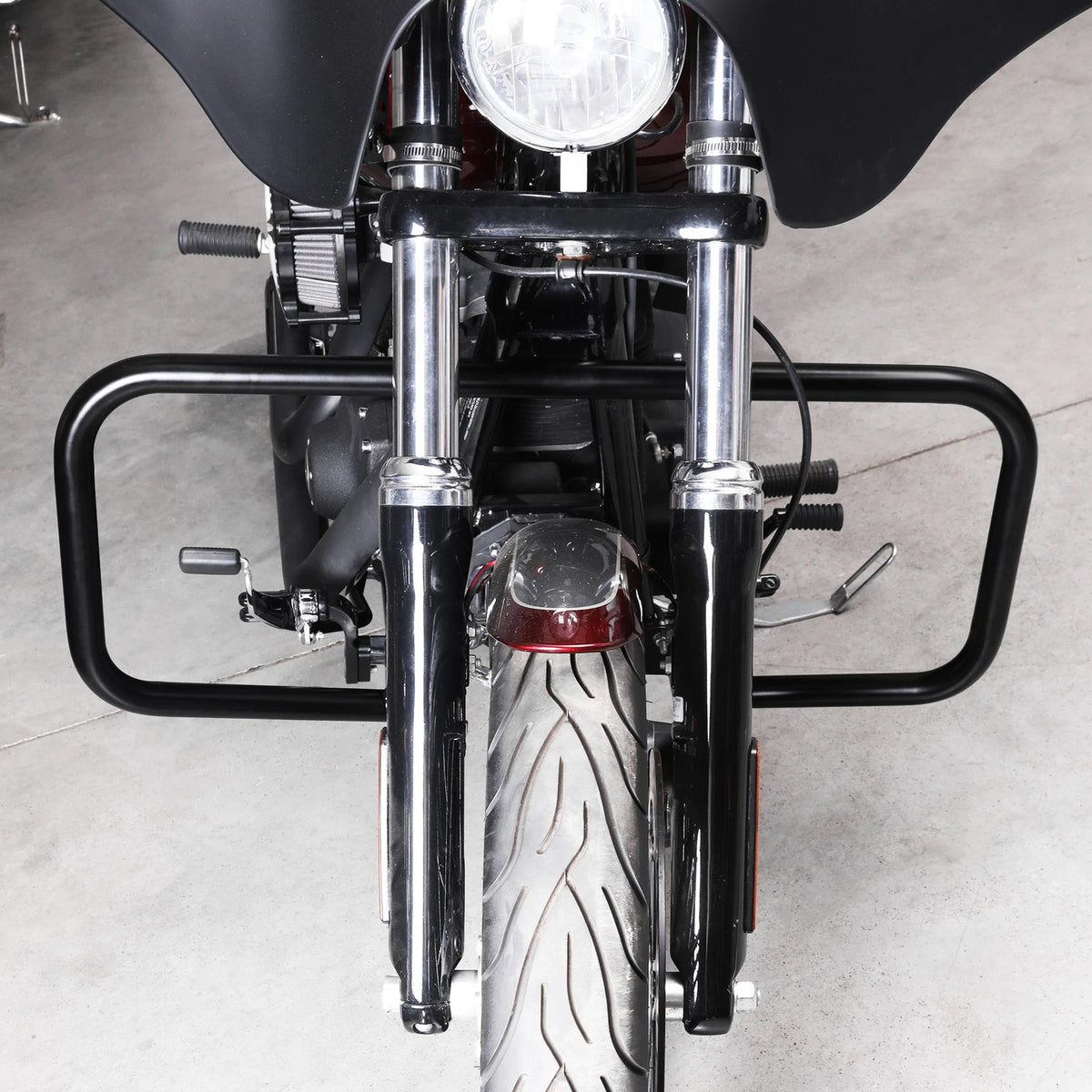 Highway Engine Guard Crash Bar For Harley Dyna Street Fat Bob Wide Glide 2006-17