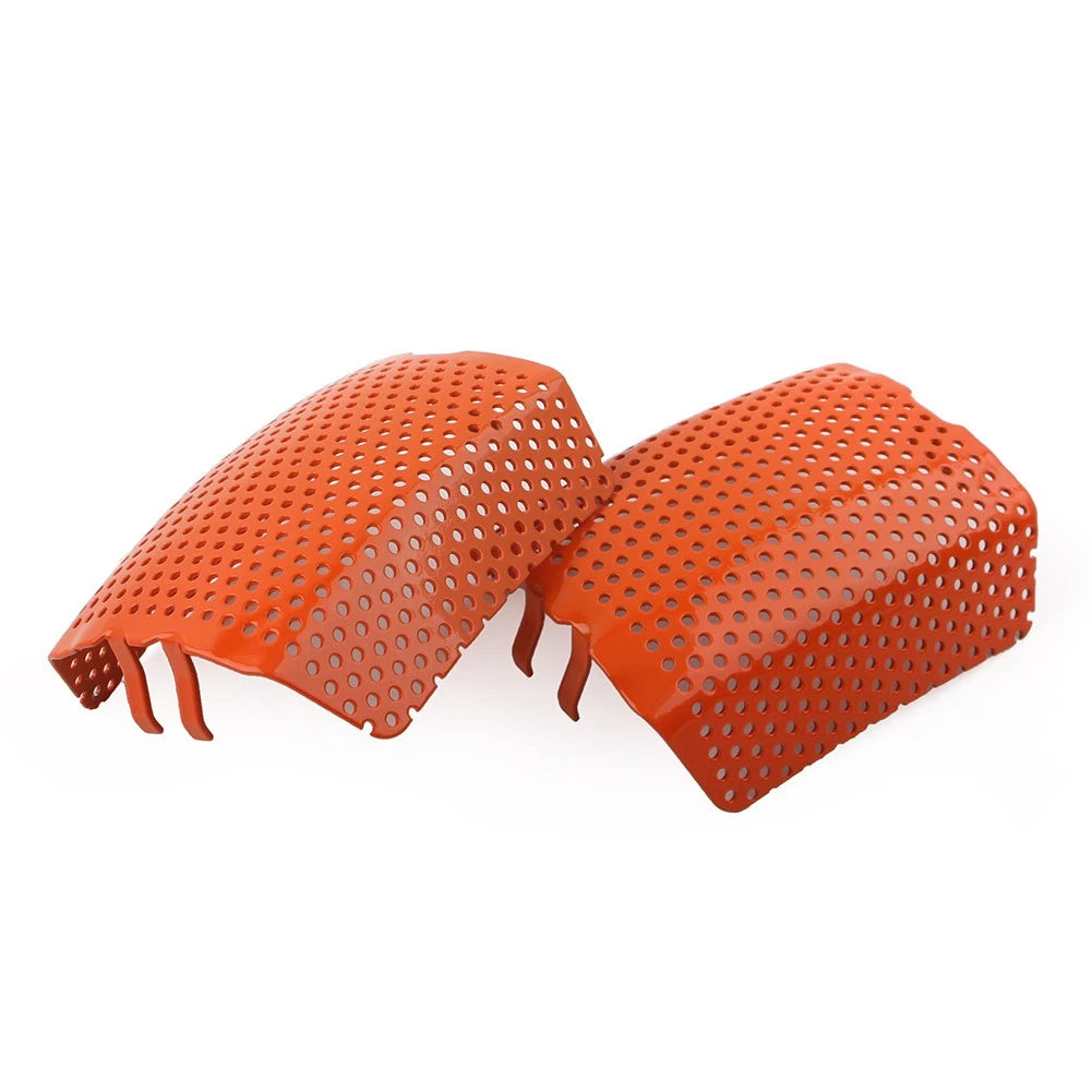 Front Caliper Screen Inserts Orange Fit Harley V-Rod & Touring 2006-2019 US 2Pcs