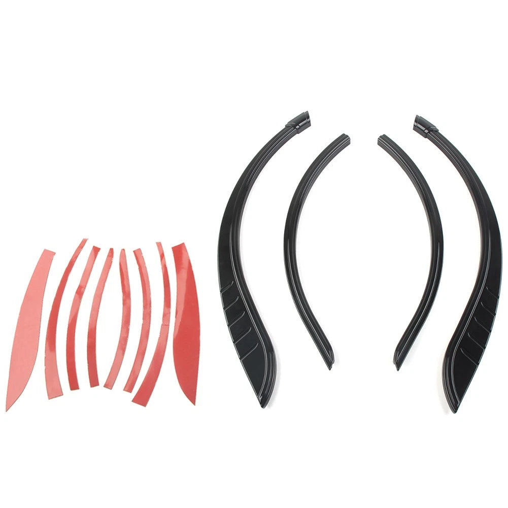 For Harley Tri-Glide Ultra FLHTCUTG Rear Fender Flares Skirts Trim Accent Black