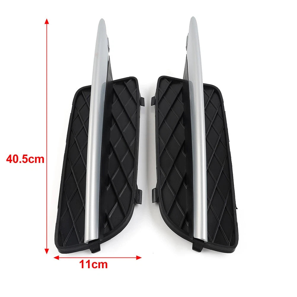 Closed Grid Front Bumper Fog Light Grill Lower Grille Trim For BMW X5 E70 X6 E71