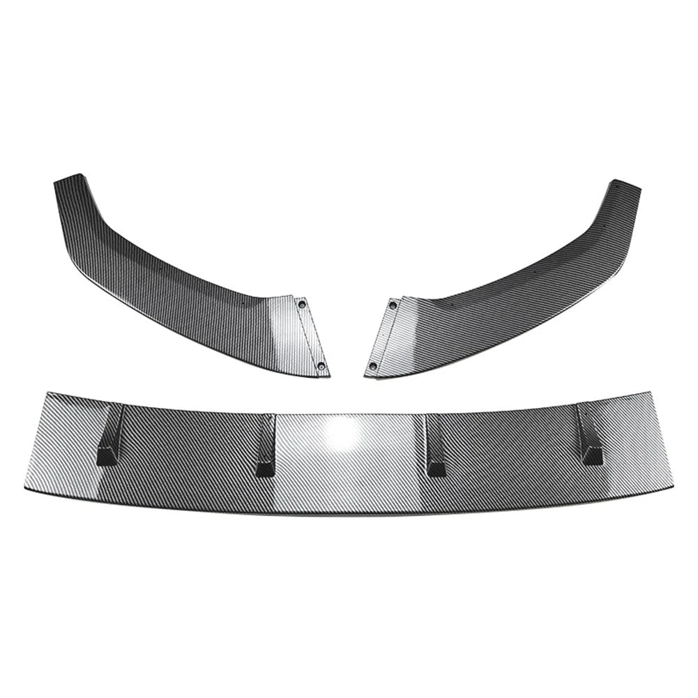 US Front Bumper Spoiler Splitter Lip For VW Golf MK7.5 R Rline 2017-2019