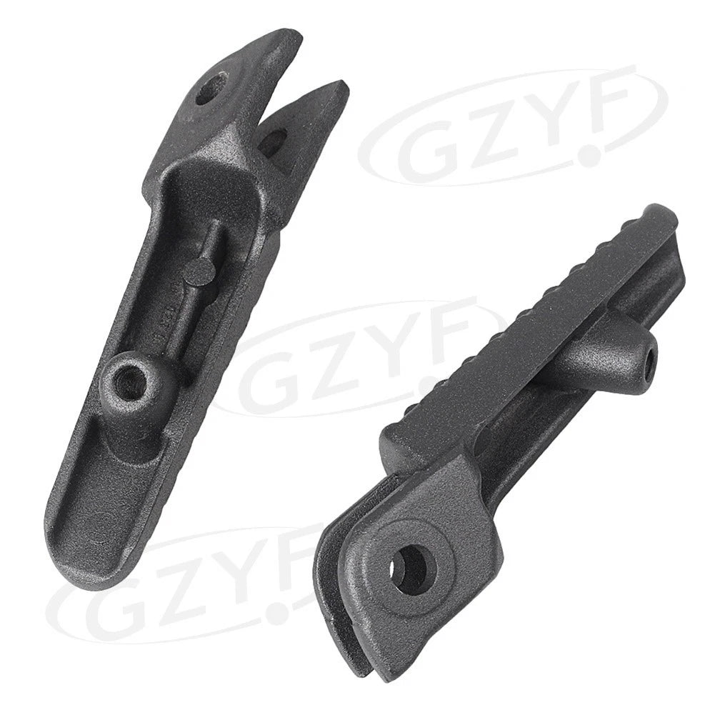 Front Rider Foot Pegs Footrest Bracket Black For Honda CBR600RR 2003 2004 - 2006