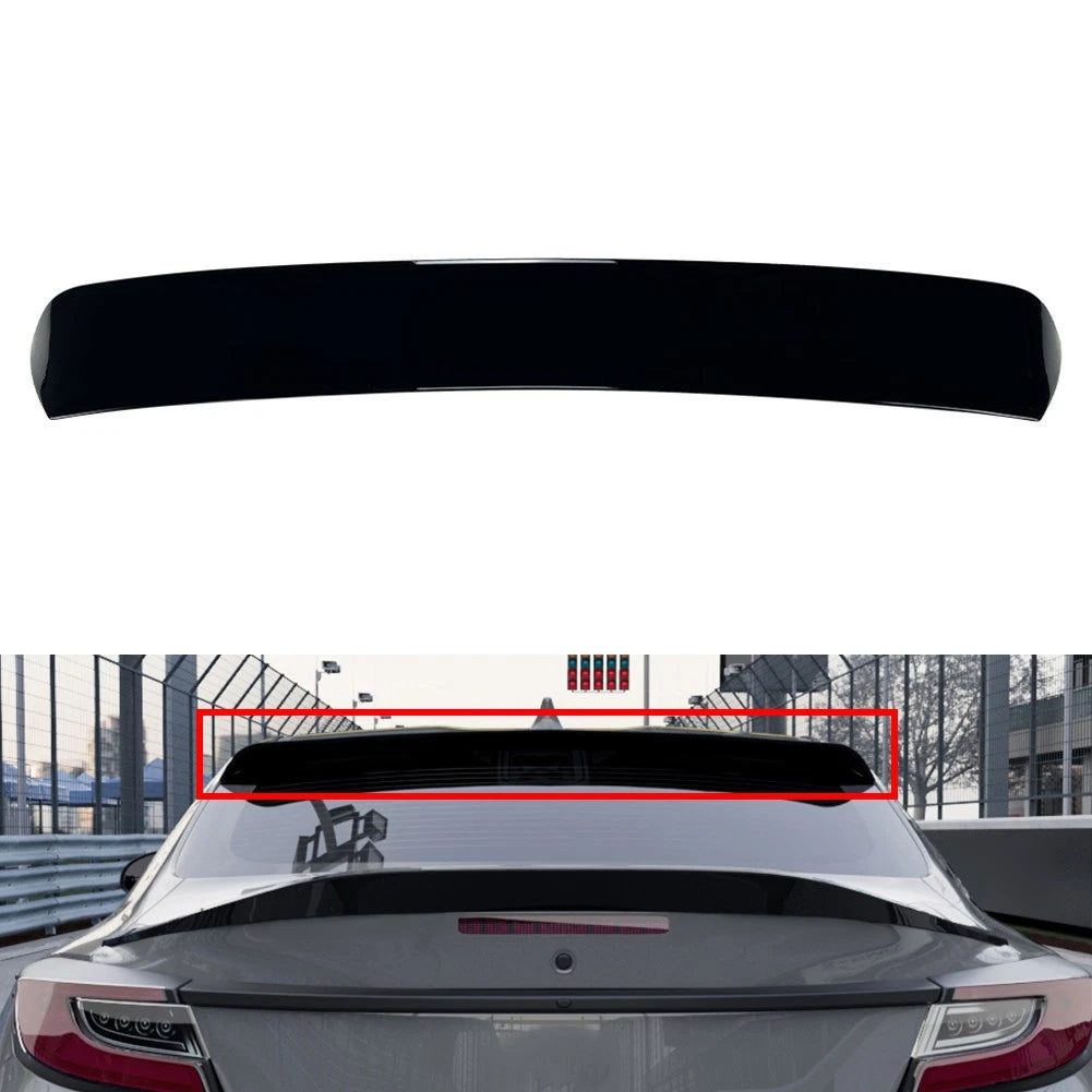 Rear Window Roof Spoiler For Toyota GR86 For Subaru BRZ 2022-2025 Glossy Black