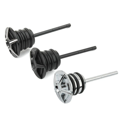Chrome Oil Dipstick Chrome Fit For Harley Sportster 1982-2003 Softail 1984-1999
