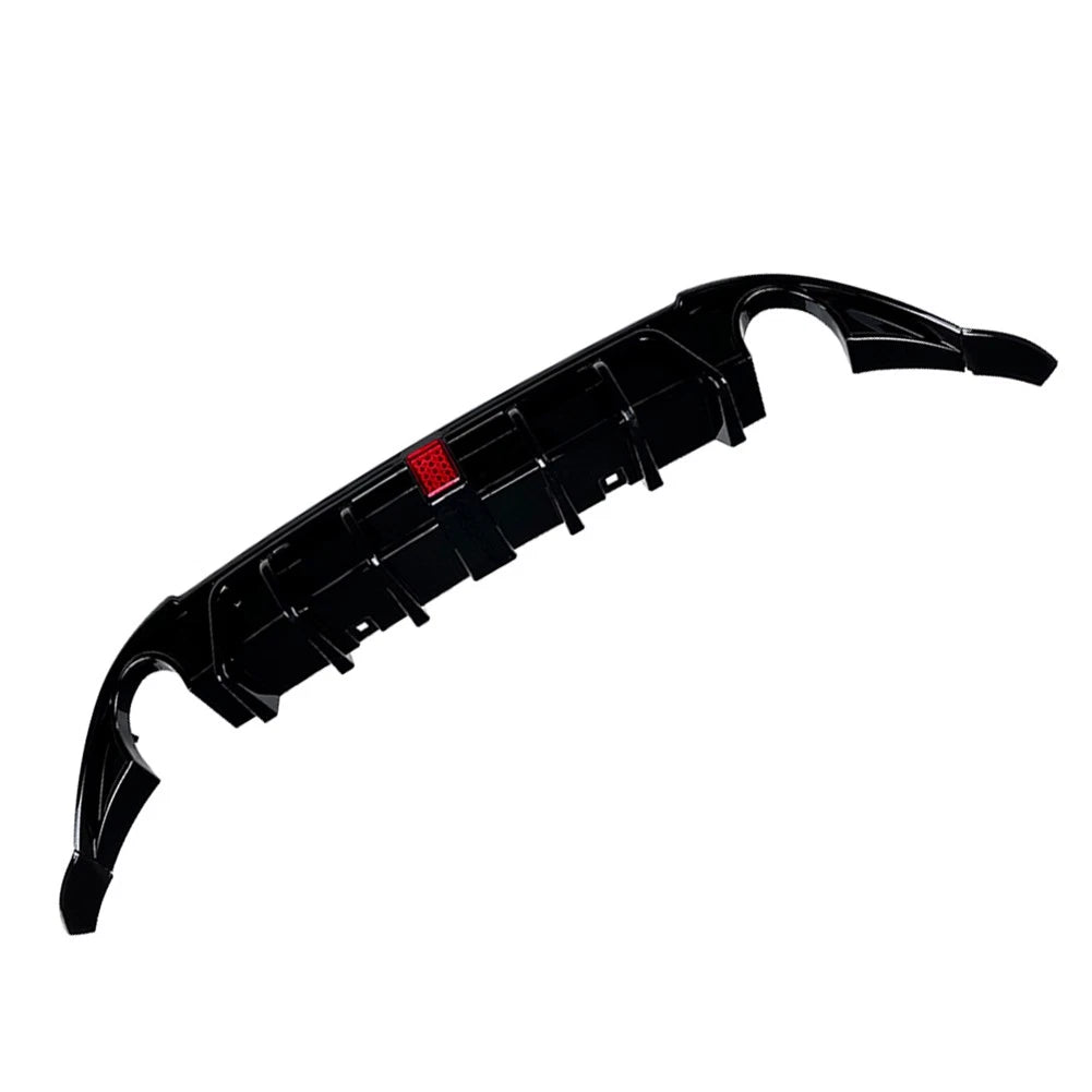 Glossy Black Rear Bumper Protector Spoiler Lip For VW Golf 7 Standard GTD 14-17