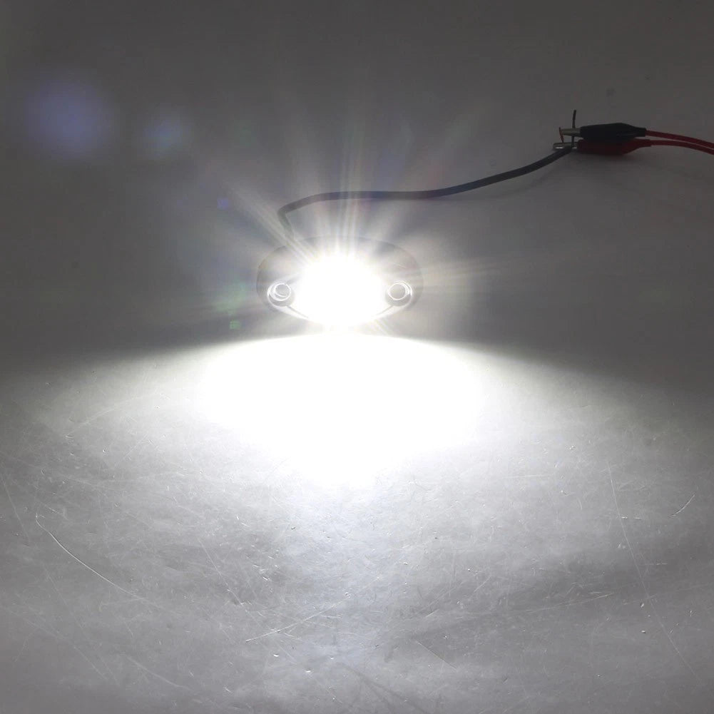 12 Pcs White LED Rock Light for JEEP Truck ATV SUV Trail Rig Bar Lamp