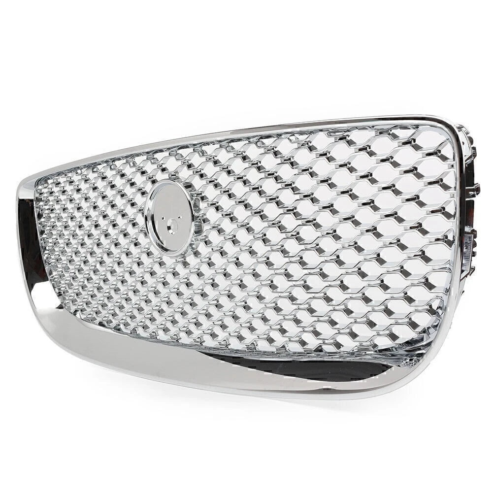 1 Pcs  Front Upper Mesh Grille Radiator Grill for Jaguar XJ 2016-2020 Chrome