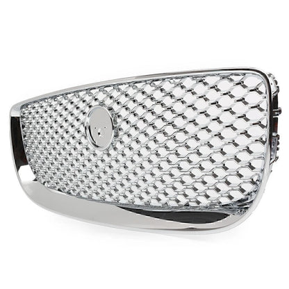 1 Pcs  Front Upper Mesh Grille Radiator Grill for Jaguar XJ 2016-2020 Chrome