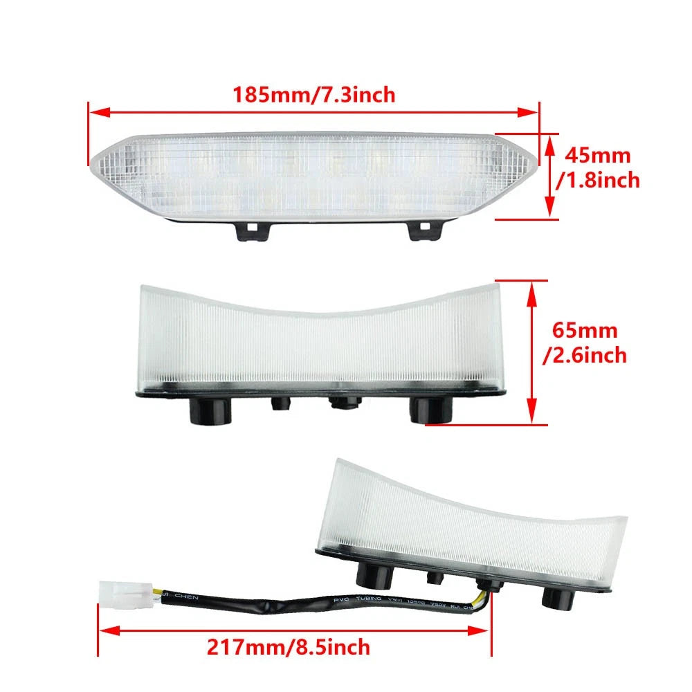 LED Brake Tail Light For Yamaha Raptor 700 2006-2018 YFZ450R 2009-2018