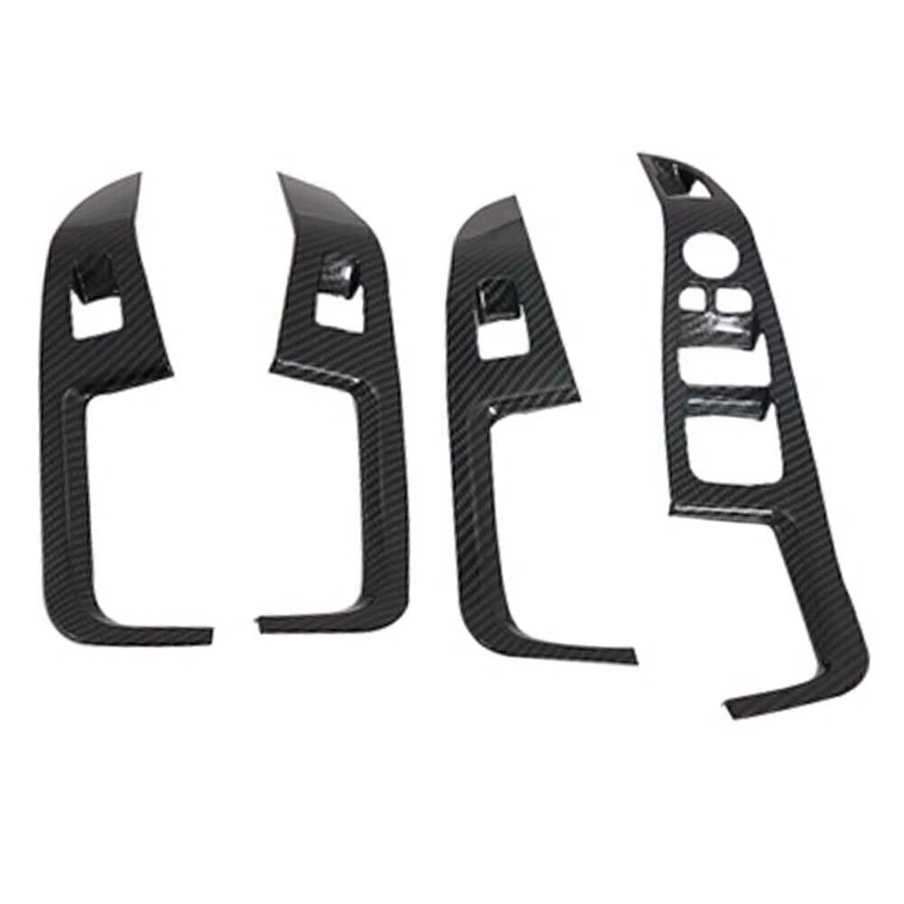 For BMW X5 G05 X7 G07 2019 2020 Interior Window Switch Panel Cover Carbon Fiber