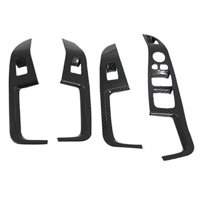 For BMW X5 G05 X7 G07 2019 2020 Interior Window Switch Panel Cover Carbon Fiber