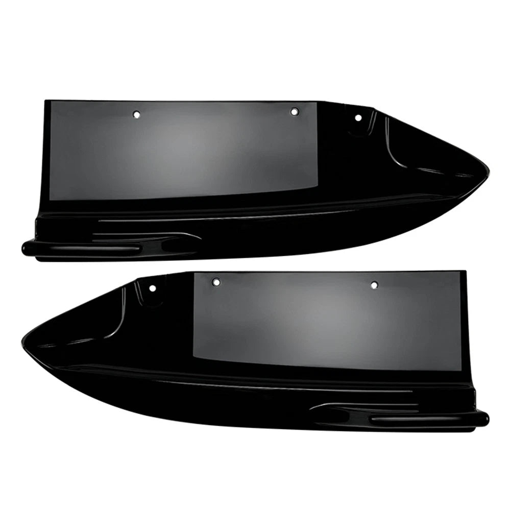 Glossy Black Rear Lip Wrap Angle Corner Spoiler For BMW X5 G05 M Sport 2019-2023