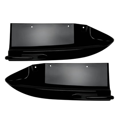 Glossy Black Rear Lip Wrap Angle Corner Spoiler For BMW X5 G05 M Sport 2019-2023