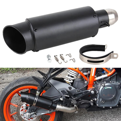 Motorcycle Exhaust Muffler Pipe Slip-On Universal For YZF R6 R1 GSXR 750 CBR600