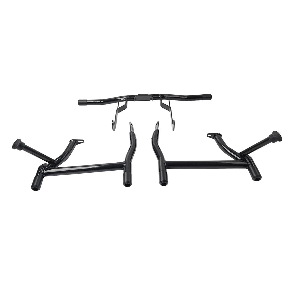 Front Engine Guard Saddlebag Crash Bar For Harley Road King Street Glide 2014+