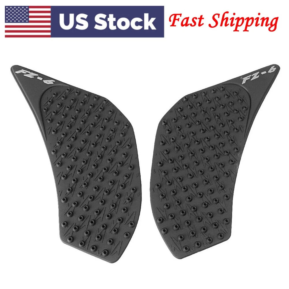 2x Tank Traction Gas Pad Knee Fuel Side Protector Pad Fit Yamaha FZ-6 2006-2010