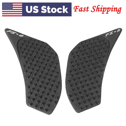 2x Tank Traction Gas Pad Knee Fuel Side Protector Pad Fit Yamaha FZ-6 2006-2010