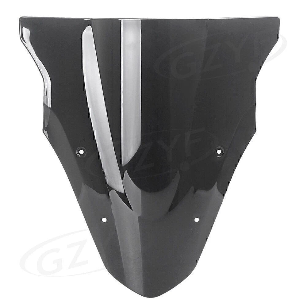 ABS Front Motorcycle Windscreen Double Bubble Screen For Kawasaki ER6F 2012-2016