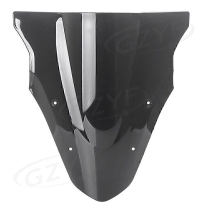 ABS Front Motorcycle Windscreen Double Bubble Screen For Kawasaki ER6F 2012-2016