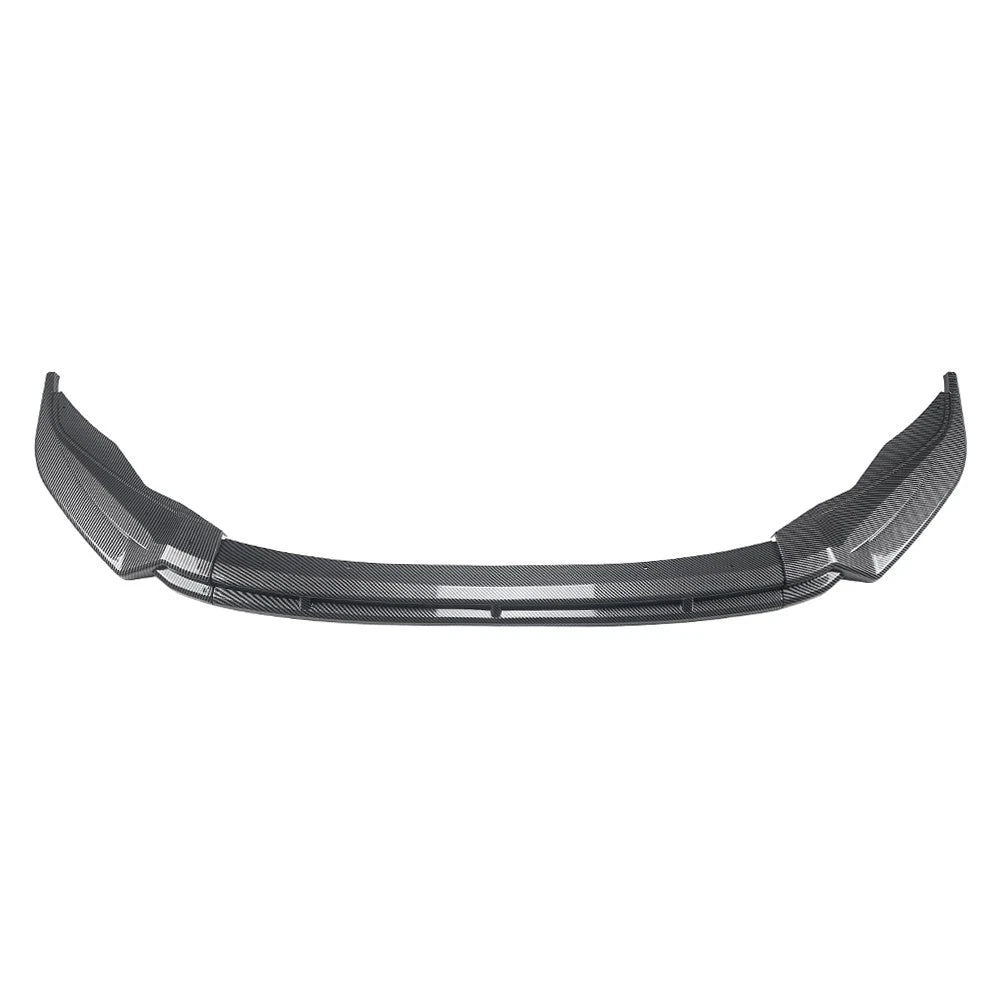Carbon Look Front Bumper Lip Spoiler For VW Tiguan MK2 Pre-facelift 17-20