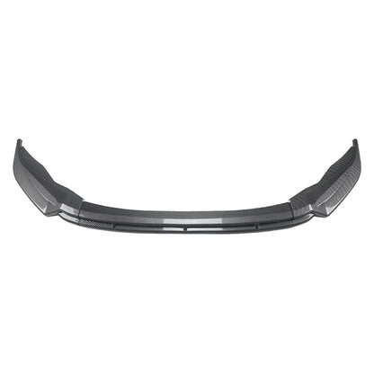 Carbon Look Front Bumper Lip Spoiler For VW Tiguan MK2 Pre-facelift 17-20
