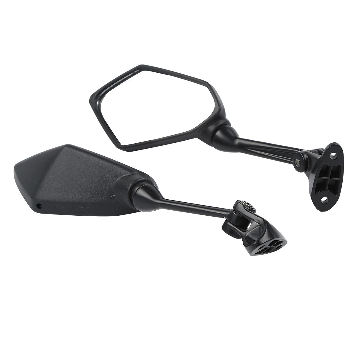 Black Pair Rearview Mirrors For Kawasaki Ninja ZX6R ZX-6R ZX 6R 2009-2012 11 10