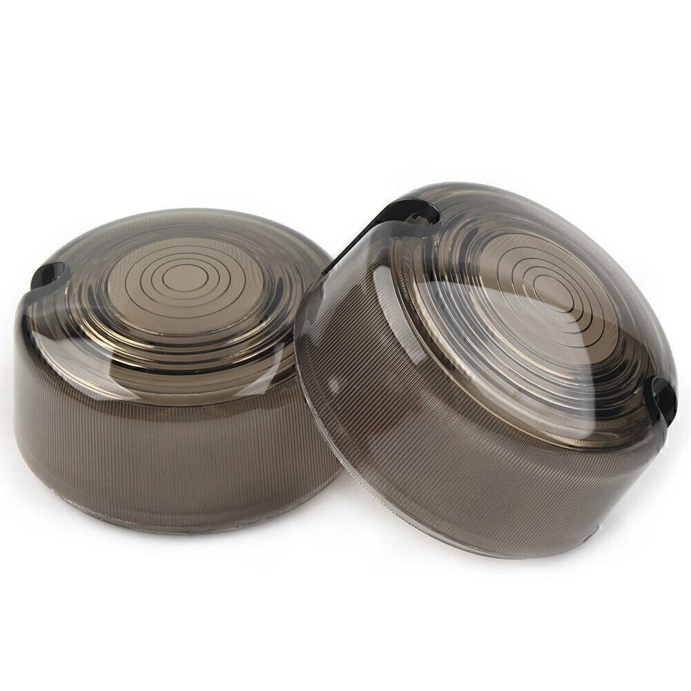 SmokenTurn Signal Lens Cover for Harley Dyna FXD FXR Sportster XLH 883 1200 FXST