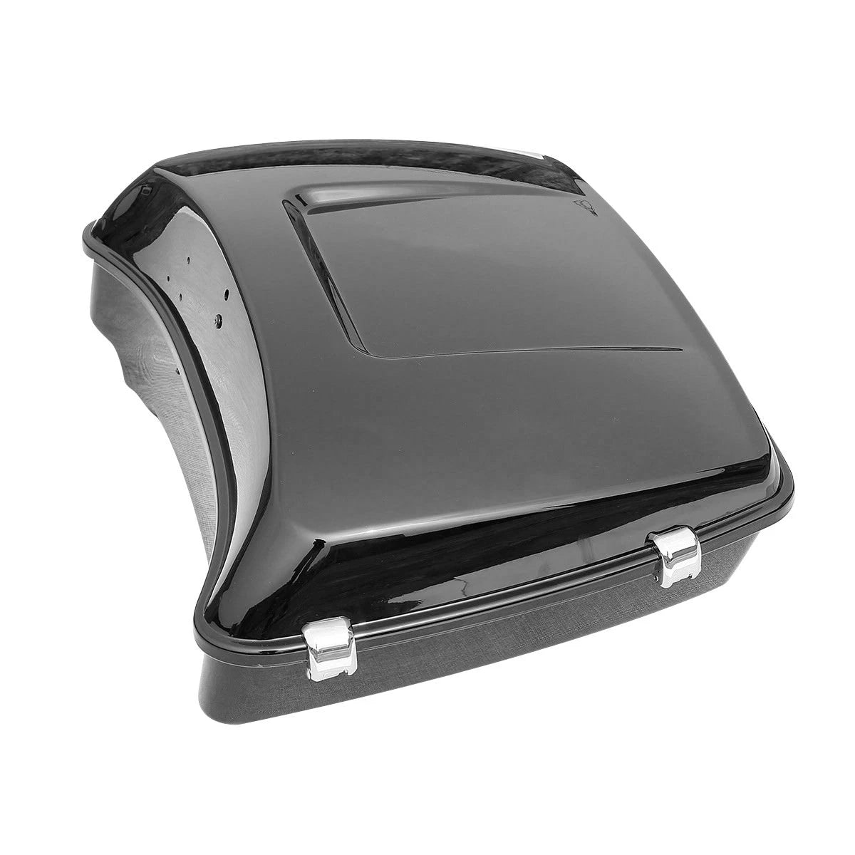 Chopped Trunk Backrest Two-Up Rack Plate Fit For Harley Touring Road Glide 14-25